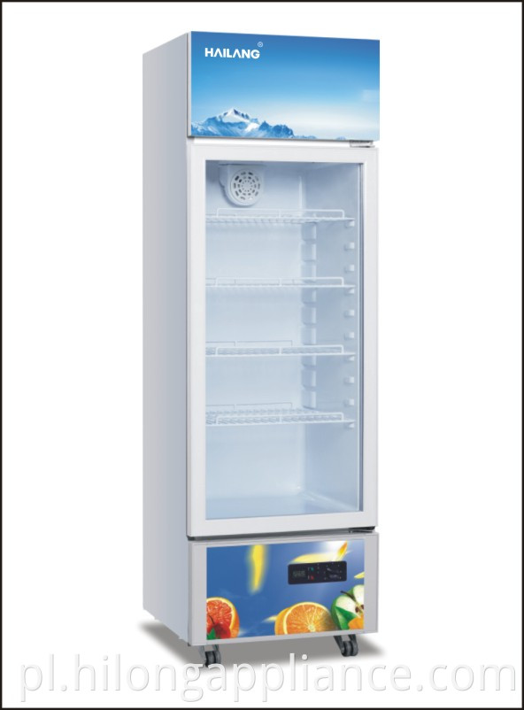 Display Commercial Glass Door Refrigerator Beverage Cooler